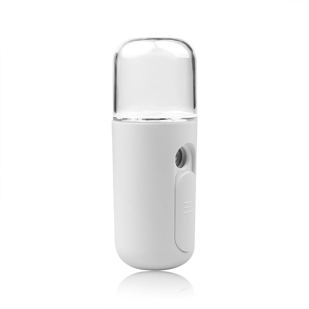 White2 Nano Mister увлажнитель портативный USB Перезаряжаемый Nano Mister увлажнитель охлаждающий туман для наращивания лица опрыскиватель устройство для лица - Цвет: White2