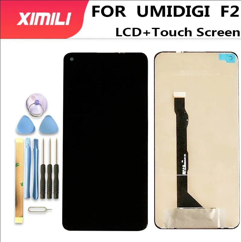 

6.53 inch 2340*1080 For UMIDIGI F2 LCD Display+Touch Screen 100% Original Tested LCD Digitizer Glass Panel Replacement For f2