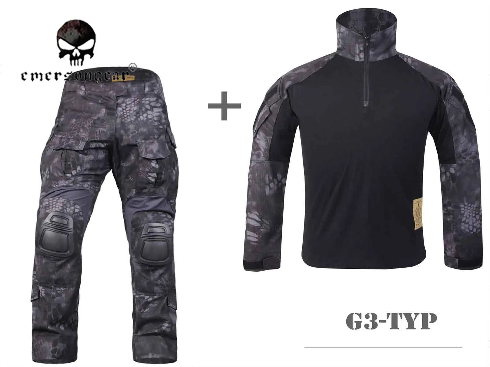 EMERSON тактическая рубашка Gen3 брючный костюм Боевая форма для страйкбола Тифон EM8586
