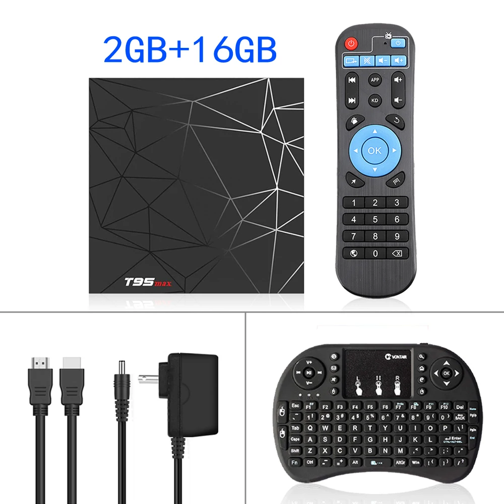 Black T95 max Android tv Box 9,0 4 Гб 64 Гб Smart tv Allwinner H6 quad core USD3.0 6K HDR 2,4 ГГц Wifi проигрыватель google Youtube T95 max - Цвет: Black