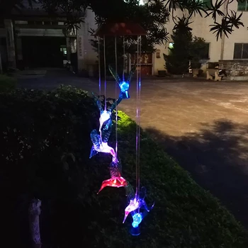 

Solar String Lights Color Changing LED Mobile Wind Chimes Waterproof Outdoor Wind Chimes WWO66