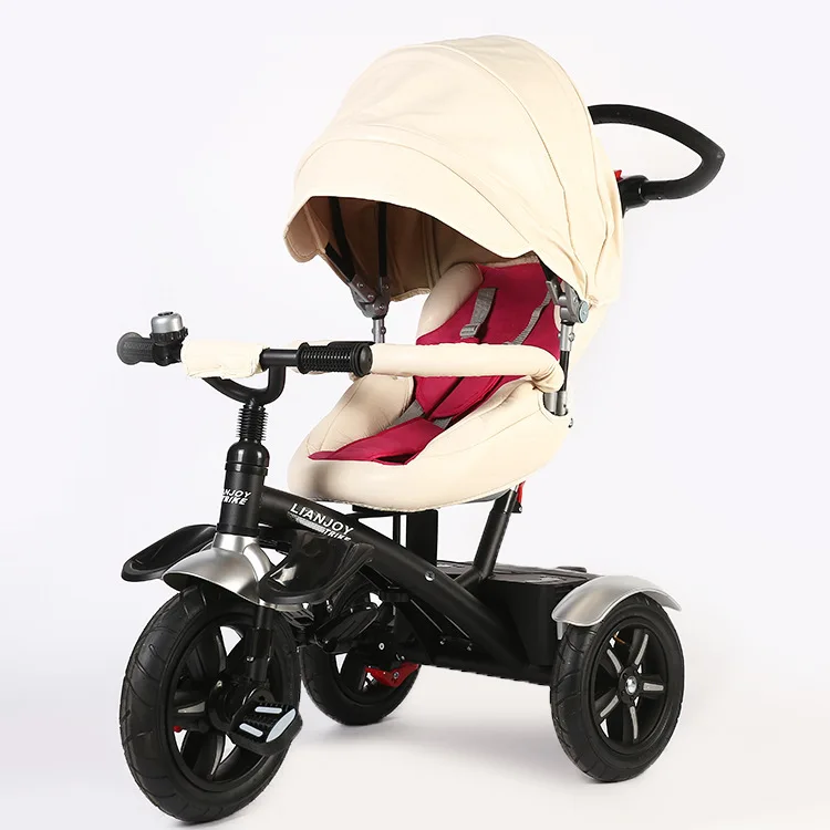 Дорожный трехколесный велосипед L Trailer MICR trike XL с двумя способами езды, большая прогулочная коляска для малышей возрастом от 6 месяцев до 8 лет, вращающийся на 360 градусов