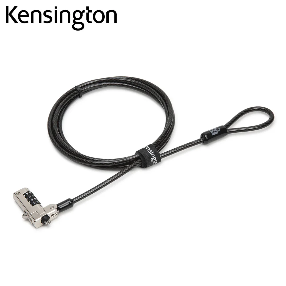 Тонкий кабель замок Kensington N17 для ноутбуков Dell с клиновым замком Противоугонный