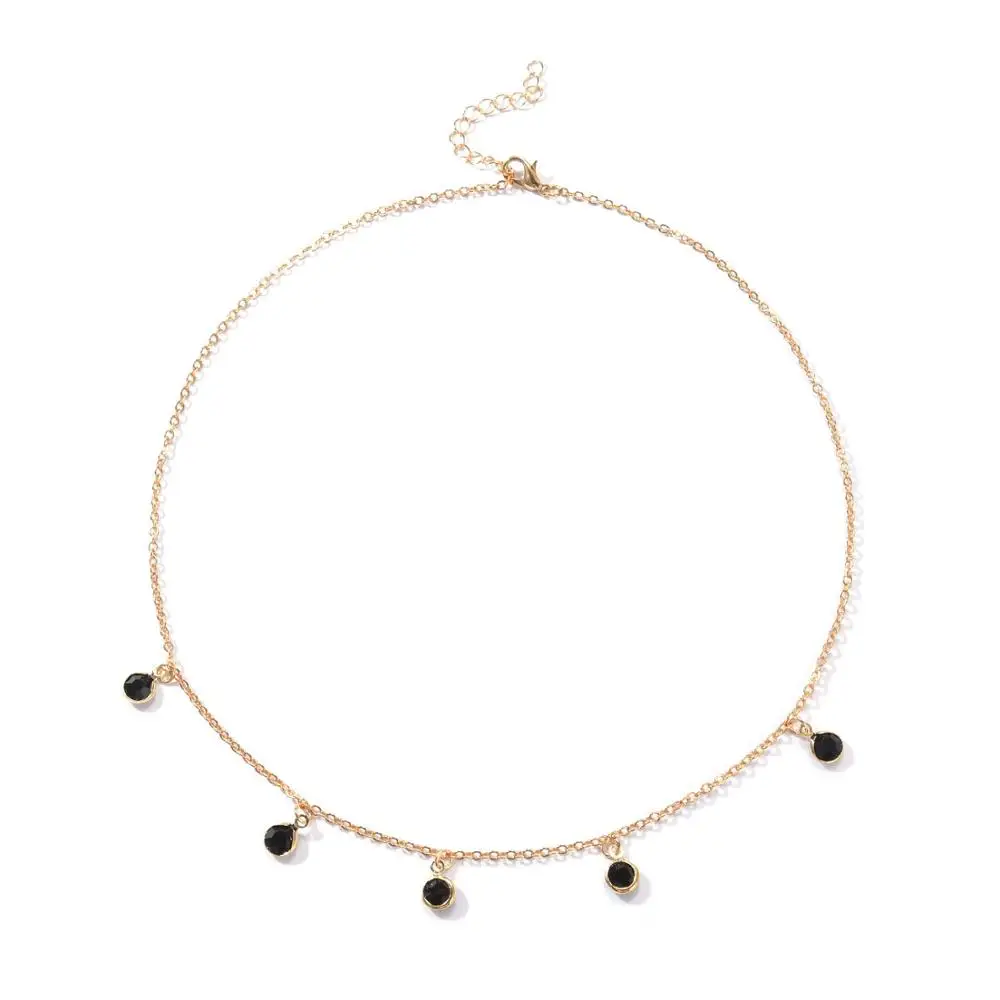 Модная акриловая цепочка с кулоном для женщин колье-чокер Femme Jewelry XL1081