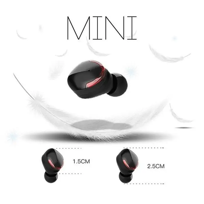R10 цифровой дисплей Bluetooth 5,0 водонепроницаемые наушники с полимерной литиевой батареей 55 мАч Зарядное устройство для наушников