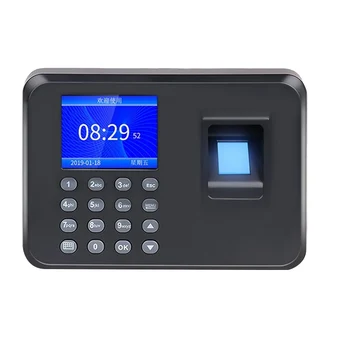 

AMS-Biometric Fingerprint Attendance Machine LCD Display USB Fingerprint Attendance System Time Clock Employee Checking-In Recor