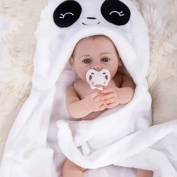 

43 cm Vinyl Reborn Baby Doll Kids Childhood Accompany Lifelike Newborn Babe Toys Adorable Gift Toys for Children 2020 New Design