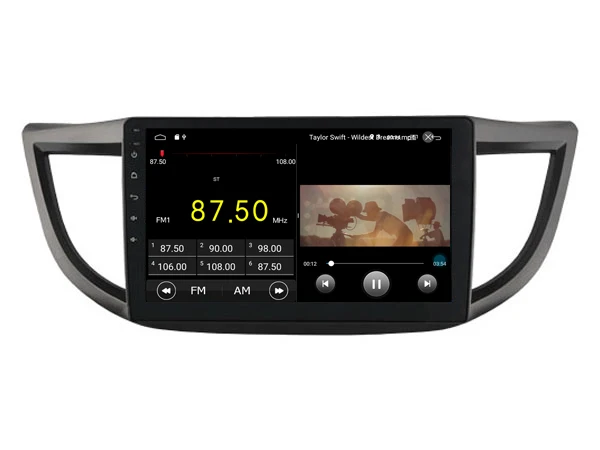 Автомобильный Android 9,0 плеер для HONDA CRV 2012 магнитофон 4G Lte sim-карта радио с Bluetooth и GPS головное устройство 2.5D ips экран