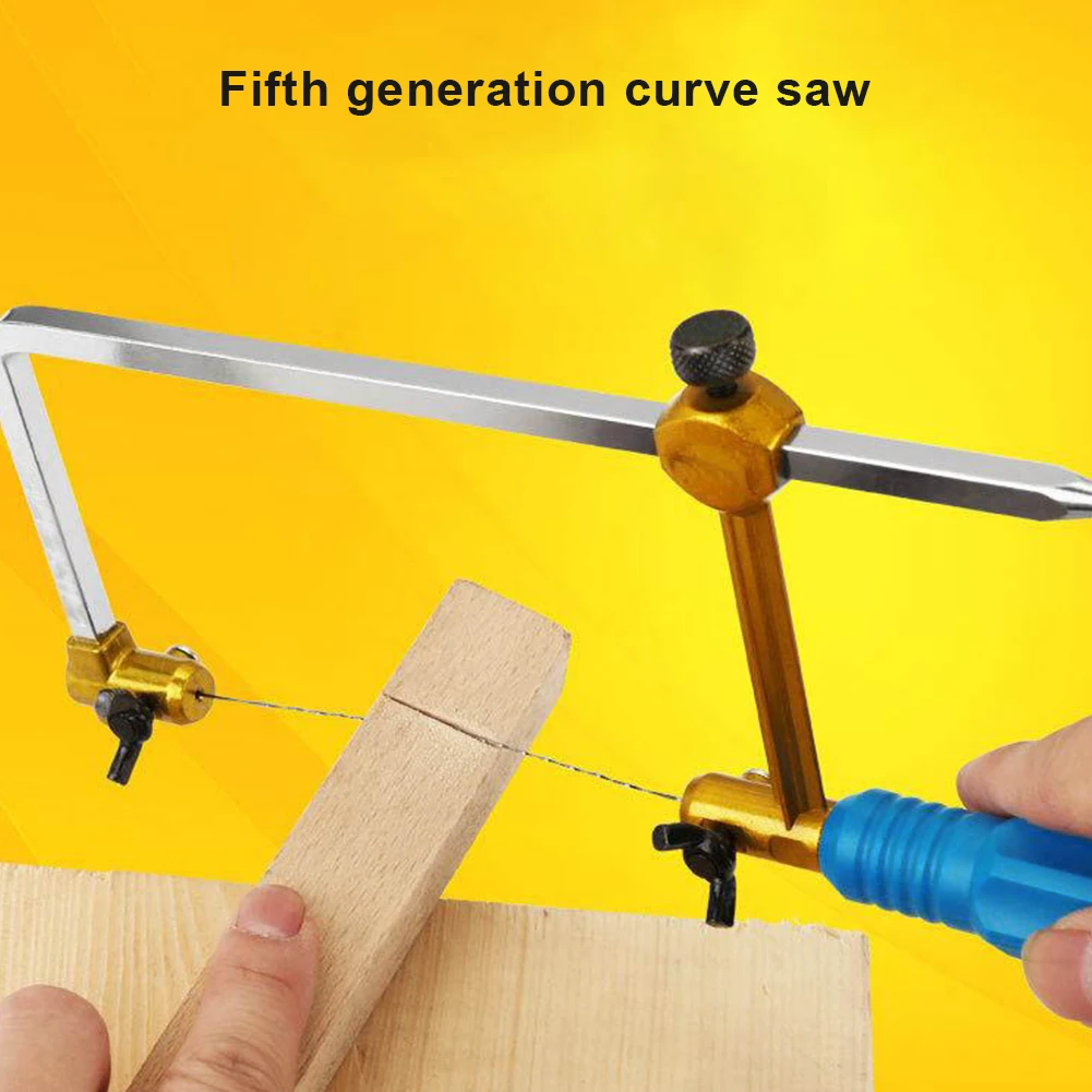 Mini Hacksaw Adjustable U Type Jewellery Saw Craft Hand Tools With 8