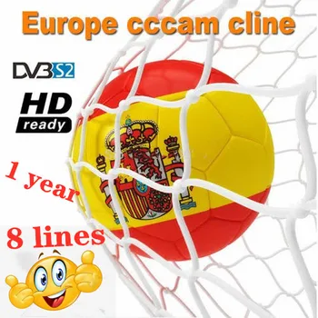 

TV satellite receiver cccam supports Spain Italy Portugal poland TV channel stable high-definition satellite 6/7/8 line server