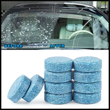 

10pcs Car Solid Cleaner Effervescent Tablets Spray for Fiat 1994 xsara ducato 2010 bravo 1996 2002 500 1995 1999