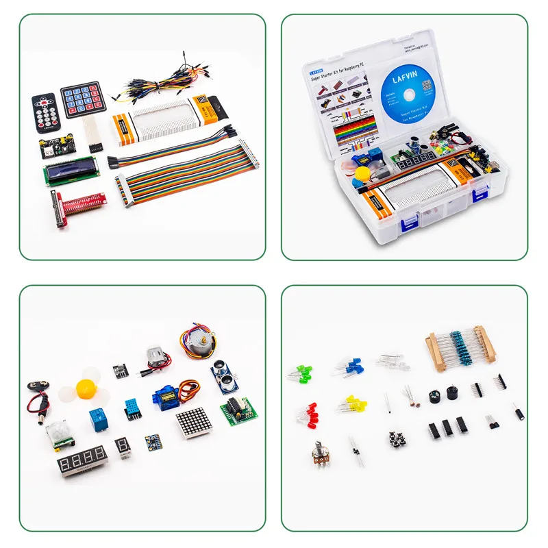 Суперстартовый набор LAFVIN для Raspberry Pi модель 3B + 3A 2B 1B 1A Zero W Diy Kit|Демонстрационные