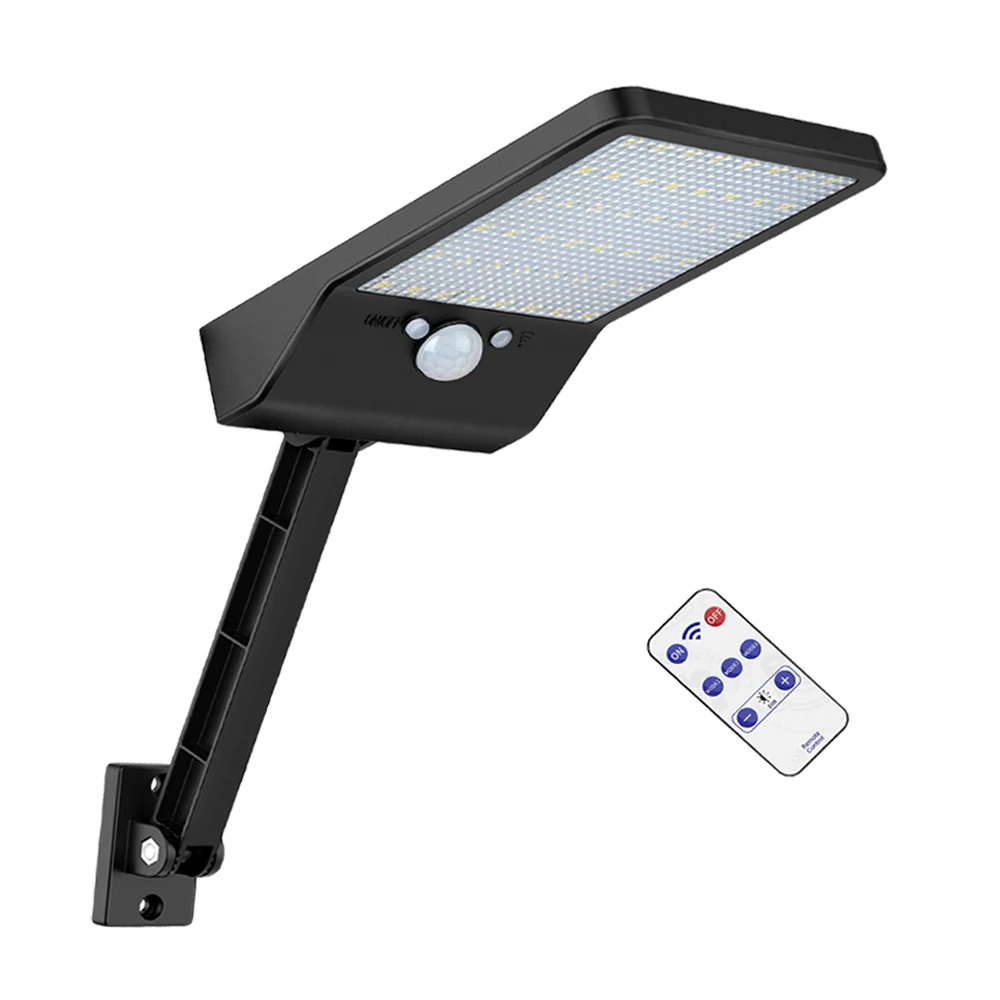 

Solar LED Garden Light Outdoor Waterproof Solar Powered Spotlights Wall Lamp remote control PIR Motion Sensor