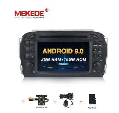 16G dvd camera Android 9 Автомобильный gps навигатор Автомобильный Радио dvd-плеер головное устройство для Mercedes Benz SL R230 SL500 2001-2007 мультимедийный плеер Satnav HD - Цвет: 16G dvd camera