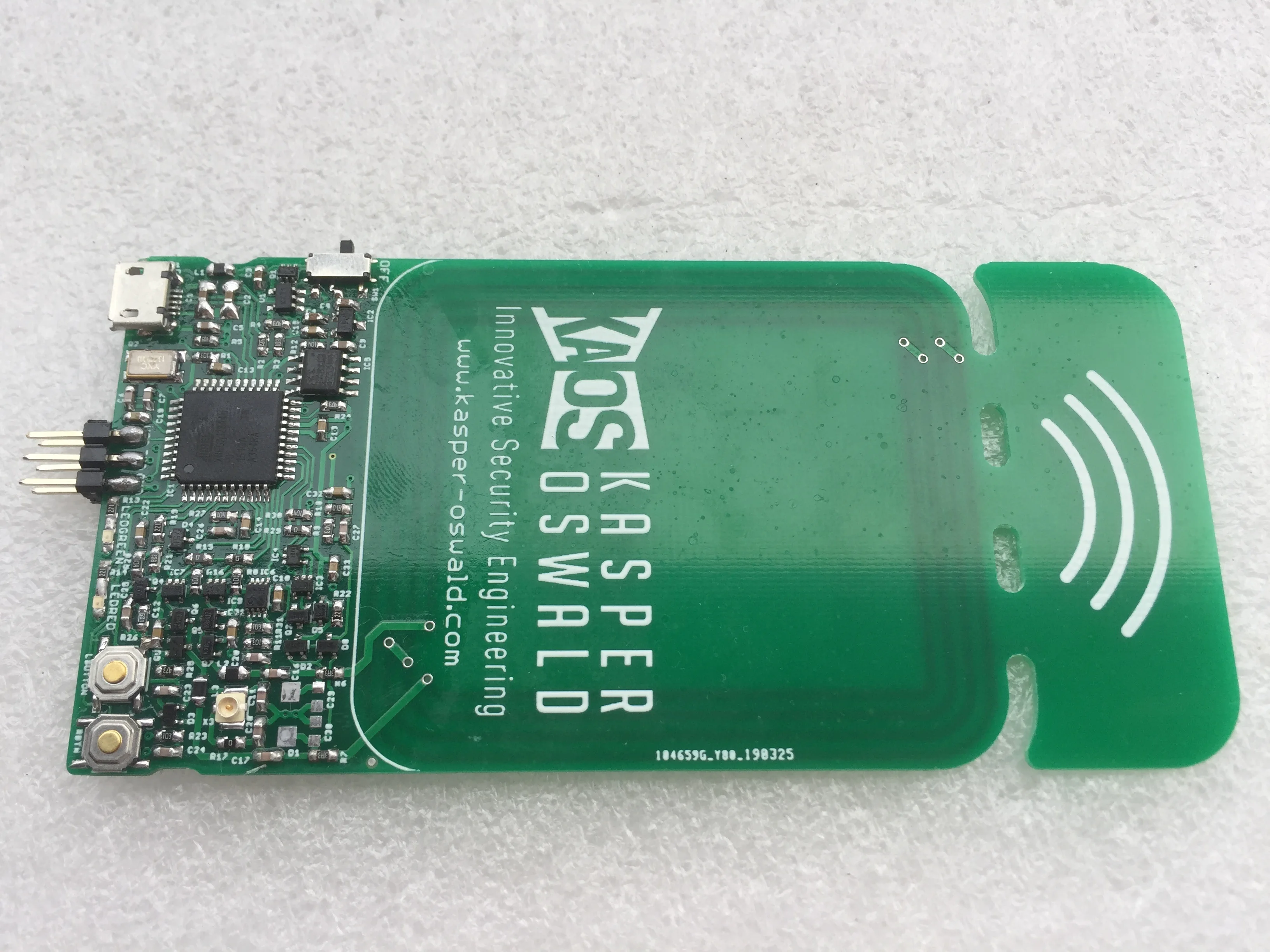 

ChameleonMini-RevG Development Board /NFC Simulation Card Development Board /AVR MCU Development Board