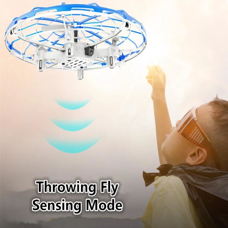 Anti Collision Watch Induction Smart Kids RC Drone Toy Air Attitude Hold 360 Degree Roll Gesture Control Hovering UFO Kids Gift