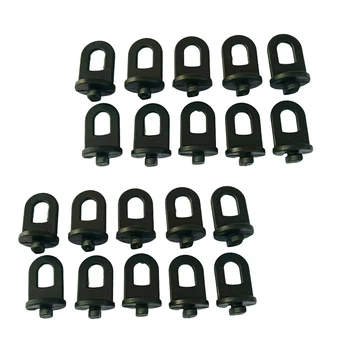 

20-pack Plastic Greenhouse Hanging Hooks Plant Flower Hangers Garden Tool