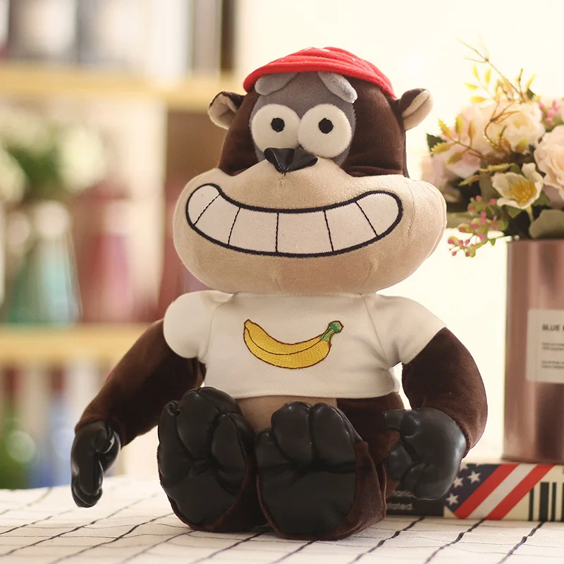 Креативная мягкая игрушка gorillas, кукла, кукла, праздничные подарки на день рождения, рождественские подарки, украшение для дома - Цвет: Серый
