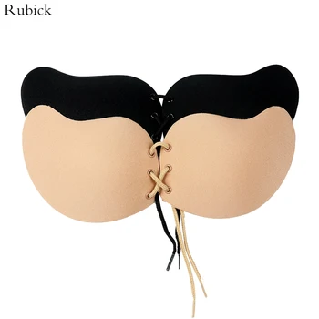 

1Pcs Sexy Self-Adhesive Invisible Silicone Bra Woman Push Up Bust Front Closure Gel Strapless Backless Seamless Sticky Fly Bras