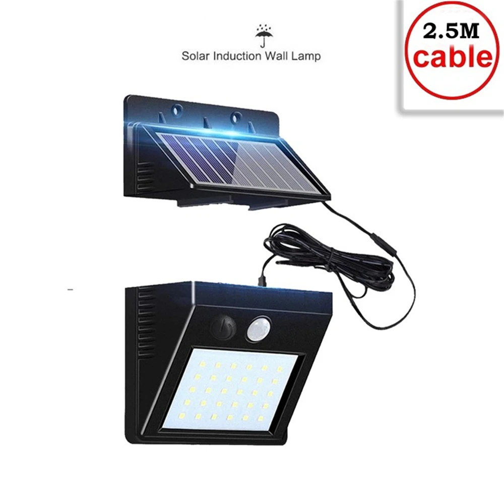 Luz Solar 30 светодиодный водонепроницаемый IP65 уличный садовый светильник солнечный
