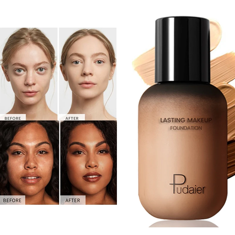

Pudaier Professional 40ml Long-Lasting Makeup Face Foundation Cream for Face Concealing Make up Tonal base maquiagem TSLM1