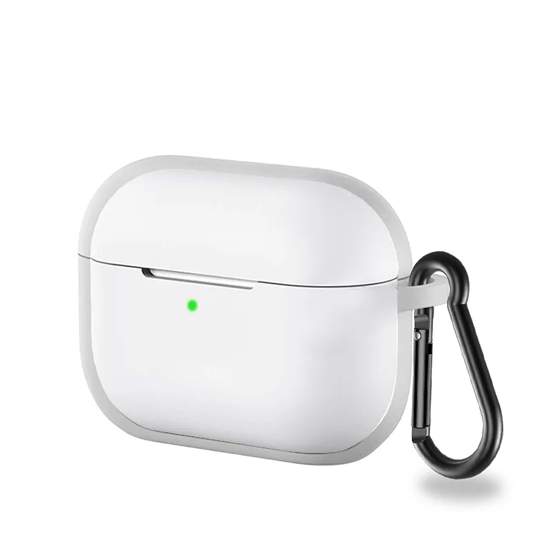 Для AirPods Pro Чехол противоударные устойчивые к царапинам наушники силиконовый защитный чехол для Air Pods Pro чехол s с крючком - Цвет: b