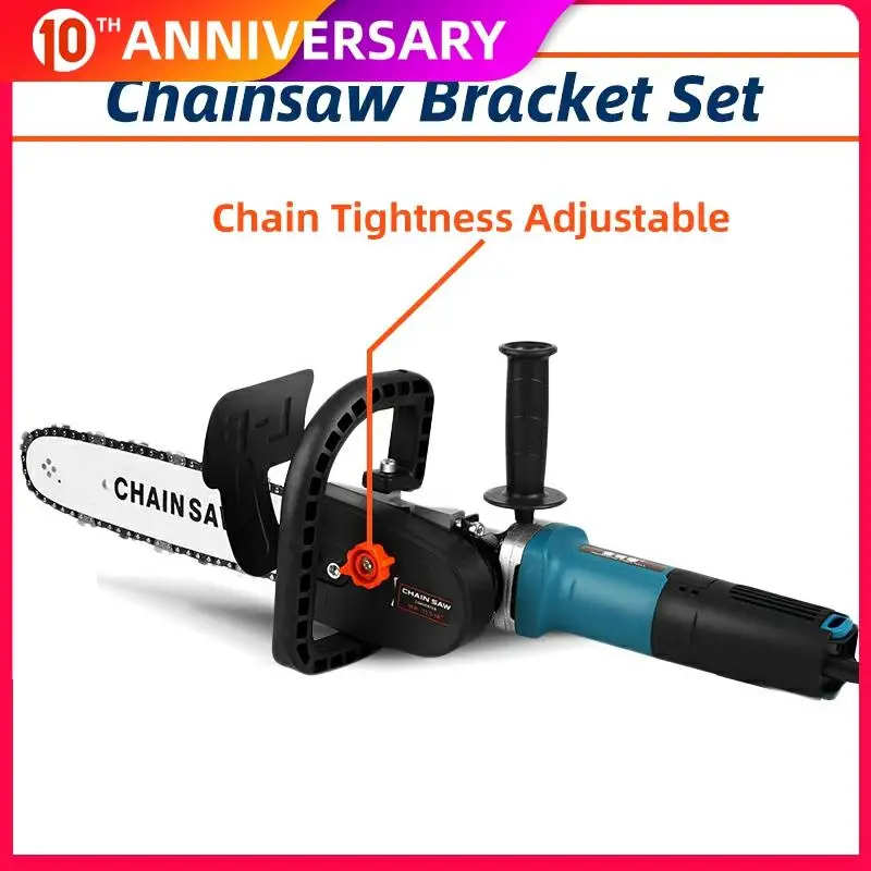 

Chainsaw Bracket Remake 100 115 125 150 180 Angle Grinder Into Wood Cutting Electric Saw 11.5inch 29cm Blade DIY Power Tool Set