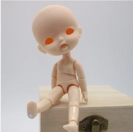 Новые сахарные куклы Ob11 куклы 1/8 изготовление на заказ BJD куклы DIY макияж куклы и голова куклы OB - Цвет: no make up doll 2