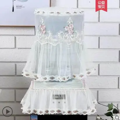 Water dispenser dust-proof bucket two-piece art high-end bucket pastoral universal lace cloth water dispenser