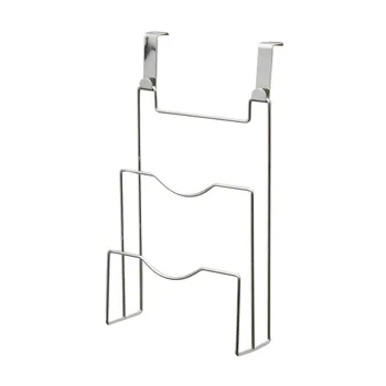 

20x7.5x36.5cm Home Organiser Universal Drain Iron Plating Kitchen Cabinet Easy Install Space Saving Pan Lid Holder Storage Rack