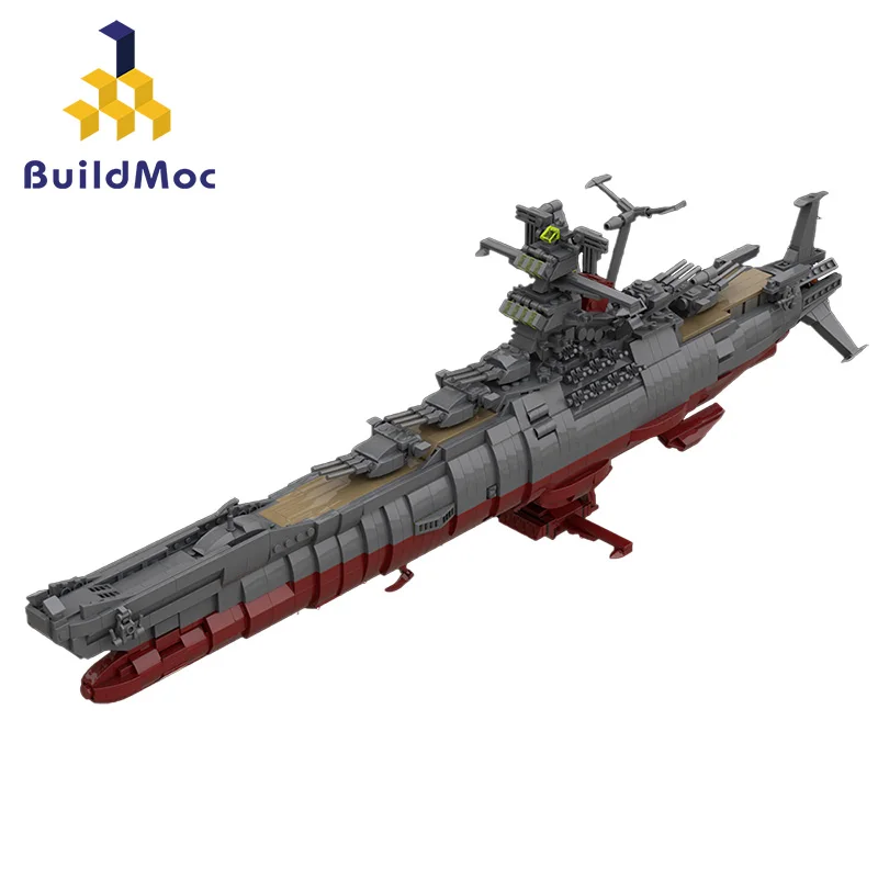 

Buildmoc 31693 Star Space Ship Series Wars Space Battleship Yamato Famous Boat Technic Building Blocks Bricks Kid Toy Birthday
