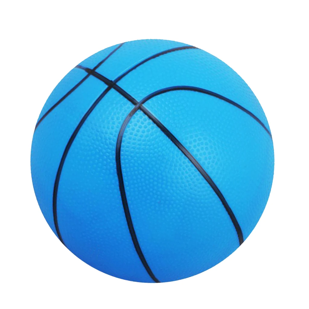 Мини надувной Баскетбол крытый/Открытый спортивный мяч Детская игрушка подарок - Цвет: Синий