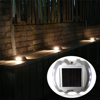 

6 LED Waterproof Solar Powered Security Lights Road Driveway Pathway Solar Garden Lamp Outdoor IP68 Stair 30 Tons 6LED