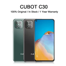 CUBOT C30 akıllı telefon ile NFC 4G küresel sürüm cep telefonları 48MP arka dört AI kamera 32MP Selfie smartphone android 10 256GB