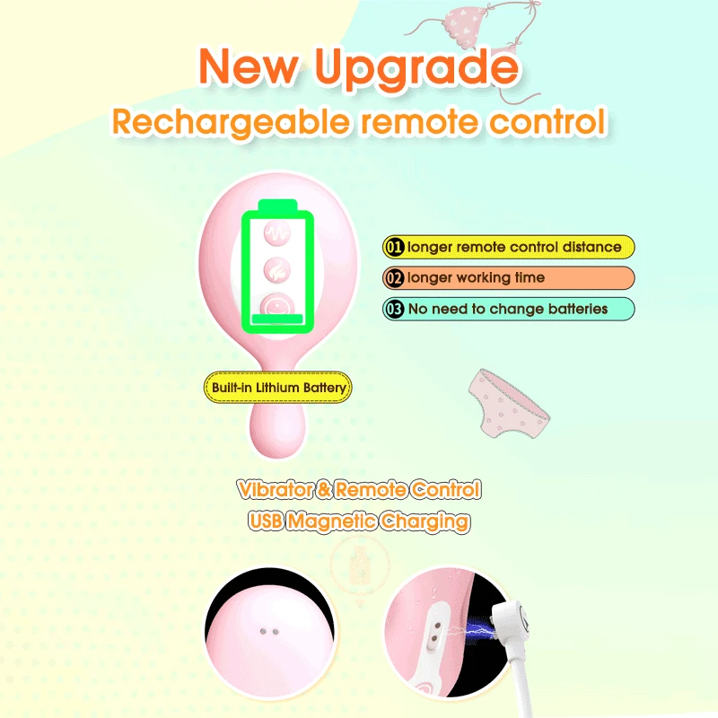 GUIMI носимые бабочки вибратор секс игрушка для женщин G точечный Стимулятор