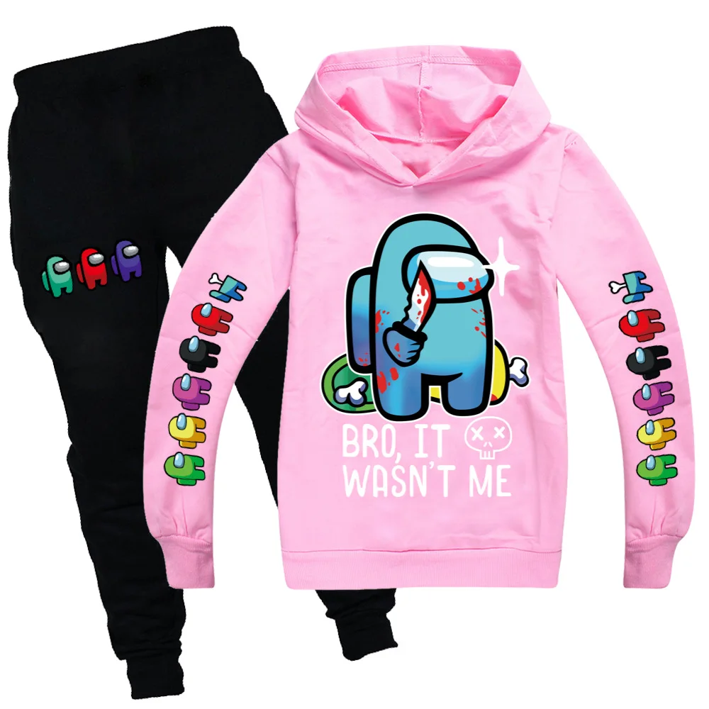 Je-F-F-Y Tracksuit Pullover Hoodies Pants Set 2 Pieces Sweatsuits for Kids Boys Girls