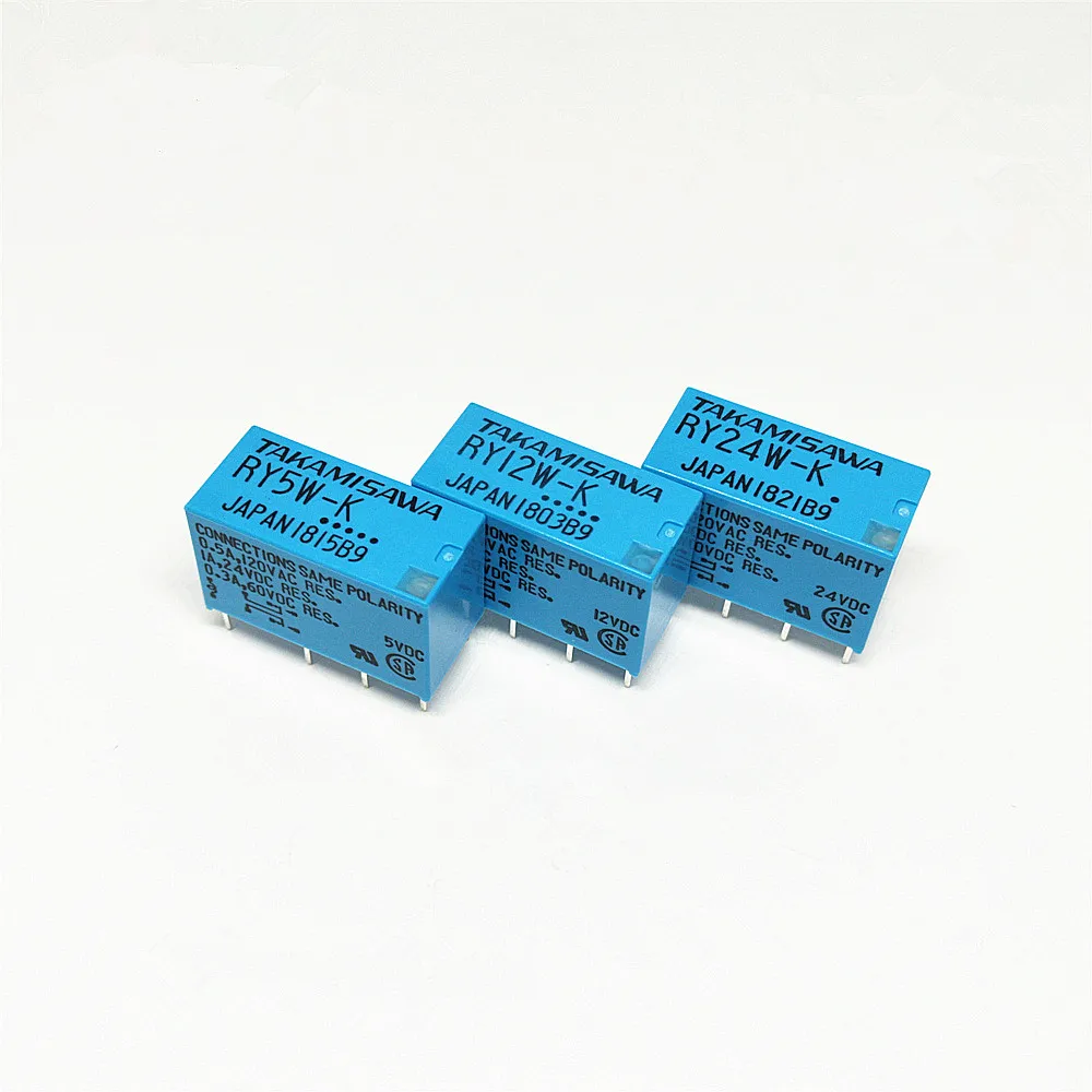 3 шт. RY5W-K/RY12W-K/RY24W-K DIP8 DC5V 12VDC 24VDC Сигнальное реле | Автомобили и мотоциклы