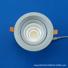 Светодиодный потолочный светильник, потолочный светильник, Круглый Литье под давлением, потолочный светильник 4W-7WCOB, литье под давлением, алюминиевые потолочные прожекторы Zhongshan Plant