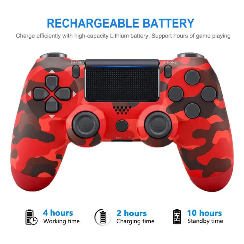 Хоббилан беспроводной контроллер для PS4 Bluetooth Вибрационный Мотор геймпад джойстик для playstation 4 игровая консоль ПК СТИМ d29