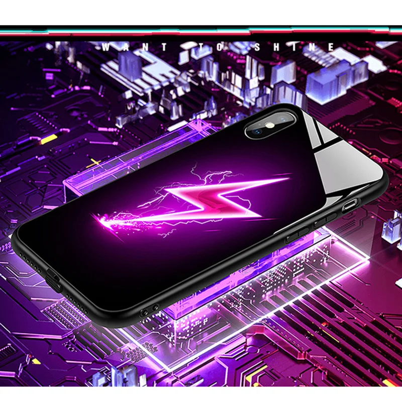 Чехол с голосовым управлением для iPhone 11 Pro Max XR XS чехол функцией вызова светильник
