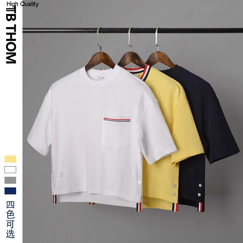 

2020 women's Midriff-baring tops o-neck short sleeves t-shirts women summer fashion tees lady white yellow gray blue