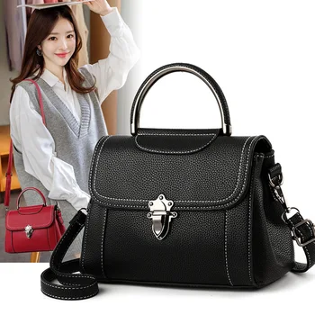 

New Solid Color Shoulder Leisure Hand Bag Fashion Simple Shoulder Messenger Bread Bags