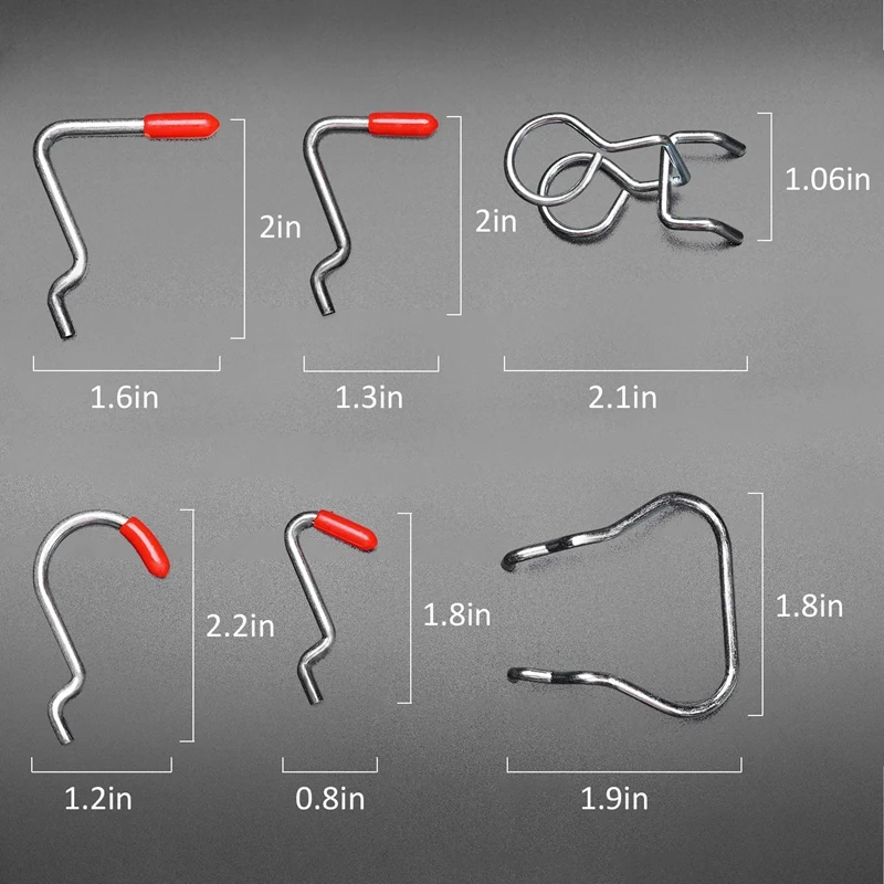 52 шт. крючков для Pegboard, набор крючков для хранения дома, система, набор вешалок для инструментов, для гаража, кухни, мастерской, органайзер, утилита, хо