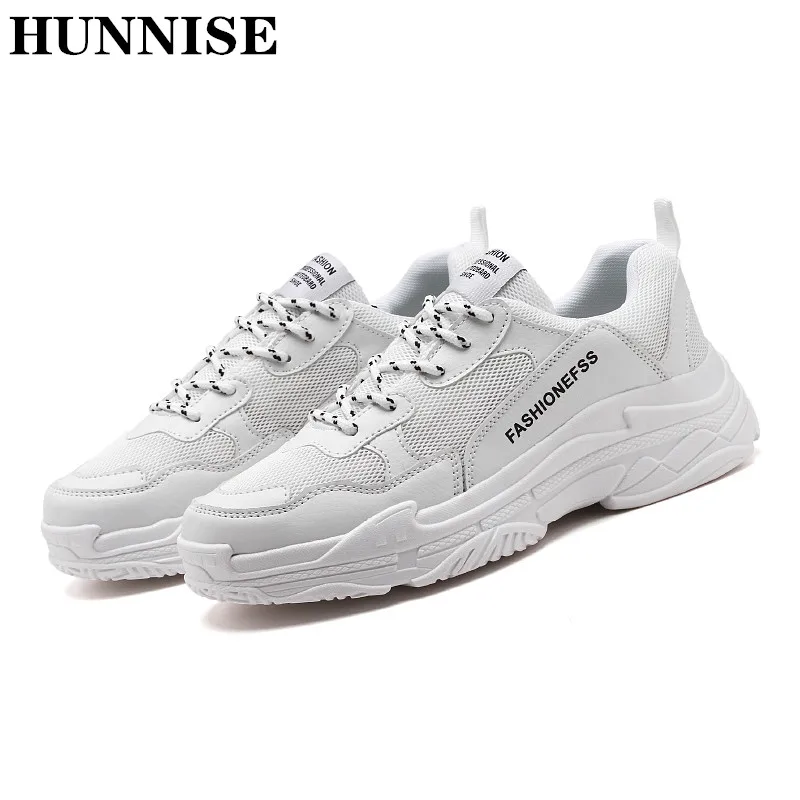 HUNNISE/Мужская обувь модная повседневная для молодых мужчин Новинка дышащая