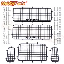 5 шт. TRX4 металлическая оконная сетка защитная сетка логотип для 1/10 RC Гусеничный автомобиль Traxxas TRX-4 аксессуары