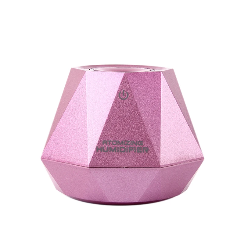 

EAS-Usb Operated Portable Travel 180Ml Mini Diamond Shape Air Humidifier Diamond Shaped Light Weight For Trip Car Home Solid Eas