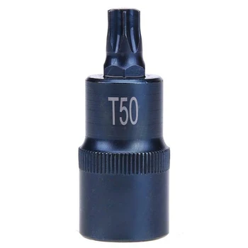 

T40/45/50/55/60/70 Torx Screwdriver Socket Bits Adapter Drive Socket Tools Alloy Steel Durable Accessories