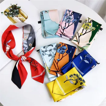 

Sharp-horned flower scarves, spring autumn,summer ribbon wrists, bags hair bands, scarves hair bands