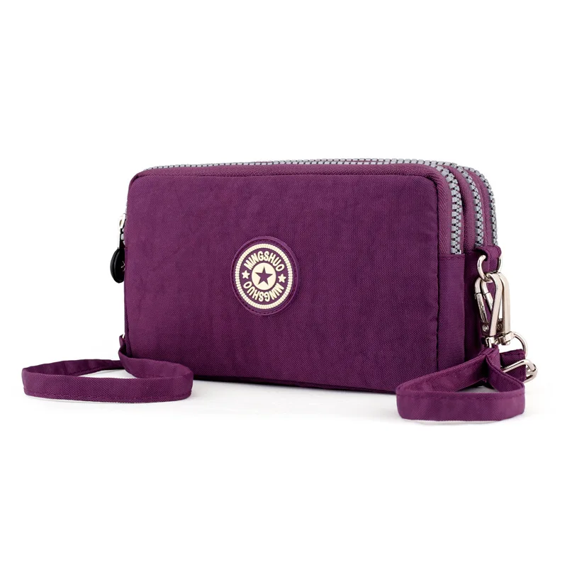 Водонепроницаемый Нейлоновые женские мобильный телефон сумки дамы кошелек на