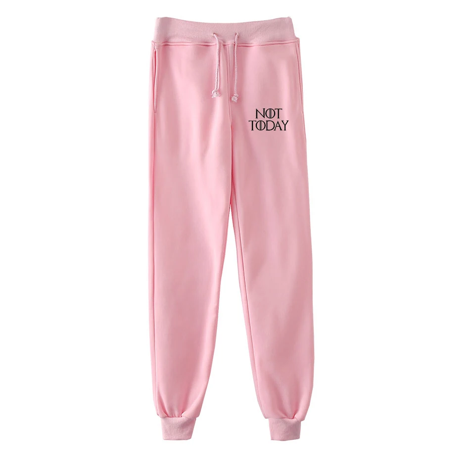 Ария Старк не сегодня мужские хип хоп брюки Kpop модные повседневные Высококачественные Новые повседневные теплые брюки Slim Ария Старк брюки